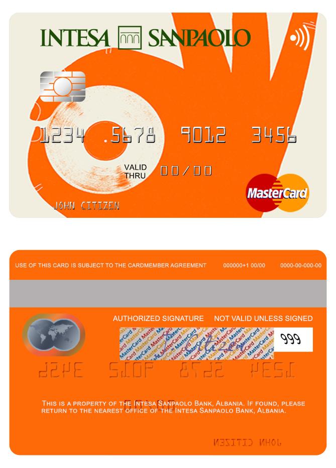 Albania Intesa Sanpaolo Bank mastercard